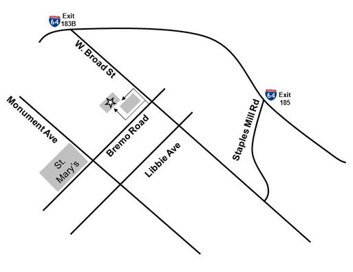 Map of Richmond VA Chiropractor Map of Richmond VA Chiropractor